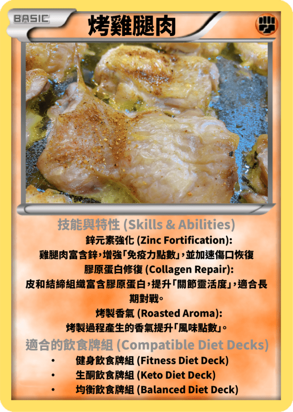 焗有皮去骨雞腿肉 meal prep HK 健康餐盒食材，嫩滑多汁高蛋白選擇